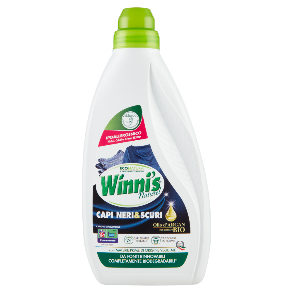 Winni's Naturel Capi Neri & Scuri Olio d'Argan 750 ml - -