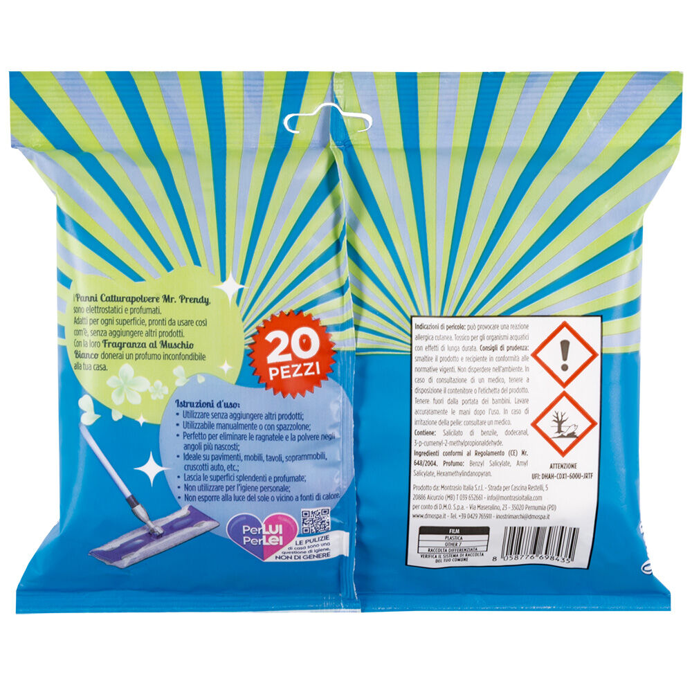 Mr.Prendy Panni Cattura Polvere Pavimenti 20 Pezzi, , large