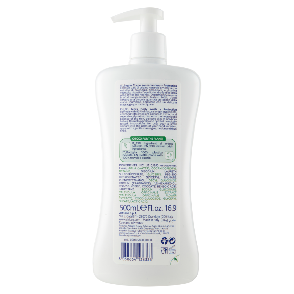 Chicco Baby Moments Protection Baby Skin 0m+ 500 ml, , large