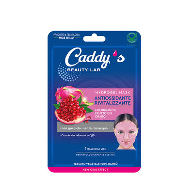 Caddy's Maschera Viso Antiossidante Rivitalizzante con Melograno e Frutto del Drago 1 Pezzo