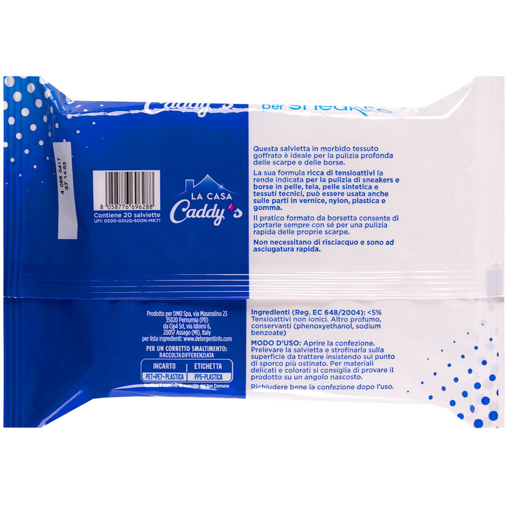 Caddy's Salviette Sneakers 20 Pezzi , , large