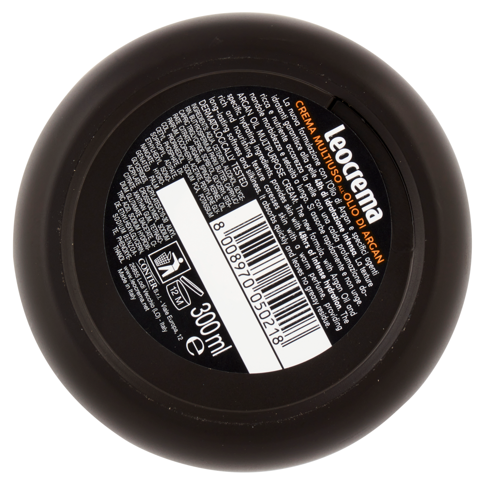 Leocrema Crema Multiuso all'Olio di Argan Viso e Corpo  300 ml, , large