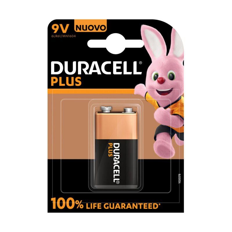 BATTERIA 9V BL1 DURACELL PLUS - Immagine 6