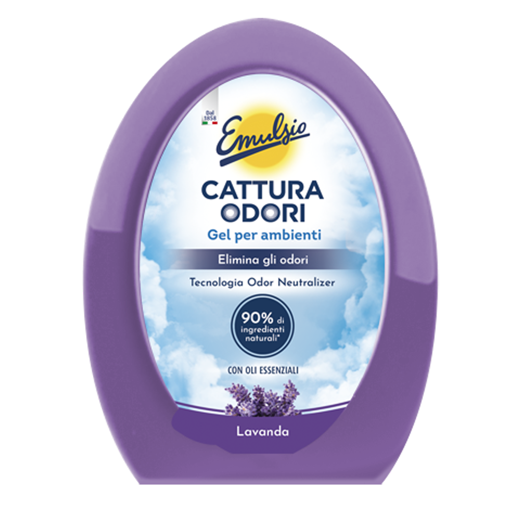 Emulsio Cattura Odori Gel per Ambienti Lavanda 150 g - -