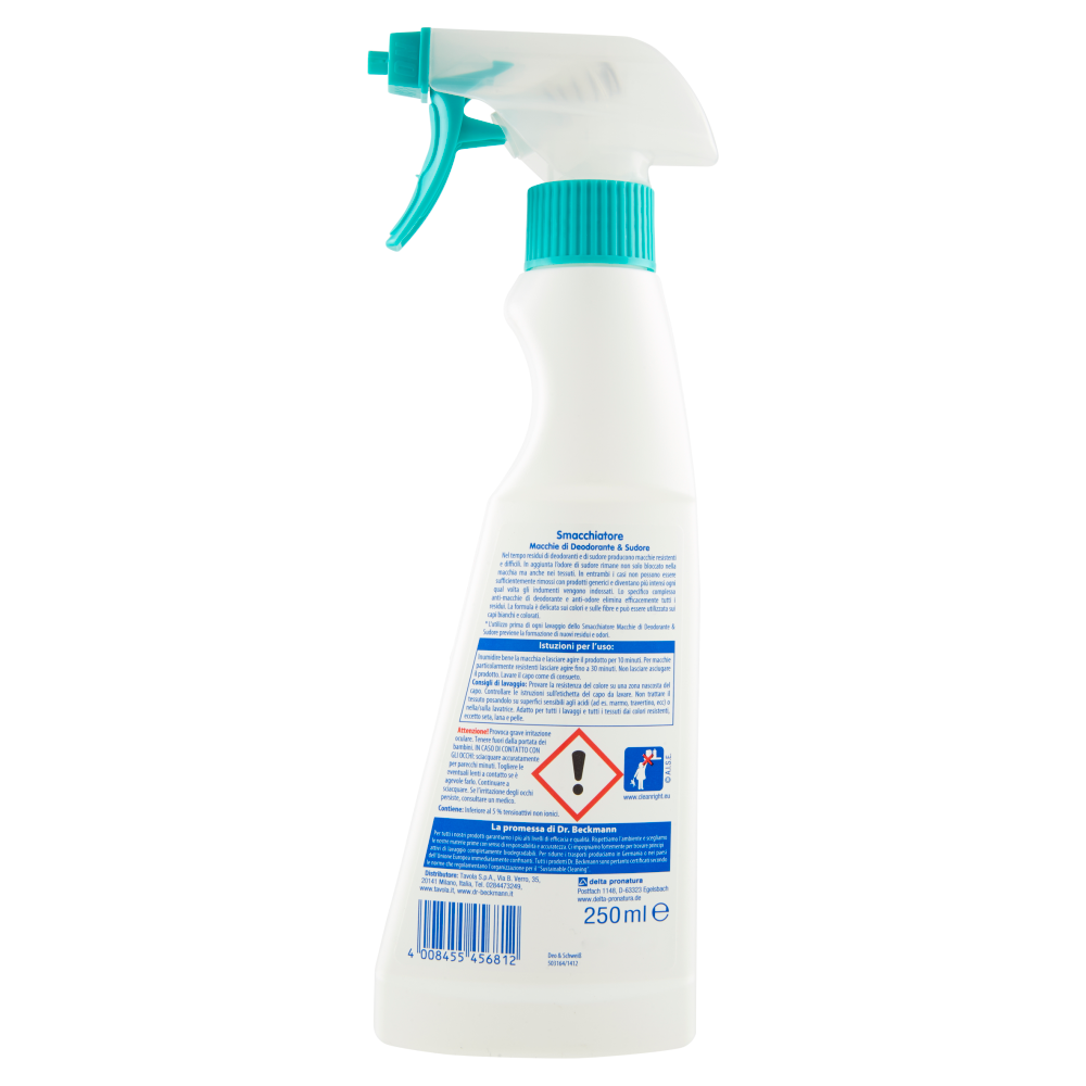 Dr. Beckmann Smacchiatore Macchie di Deodorante & Sudore 250 ml, , large
