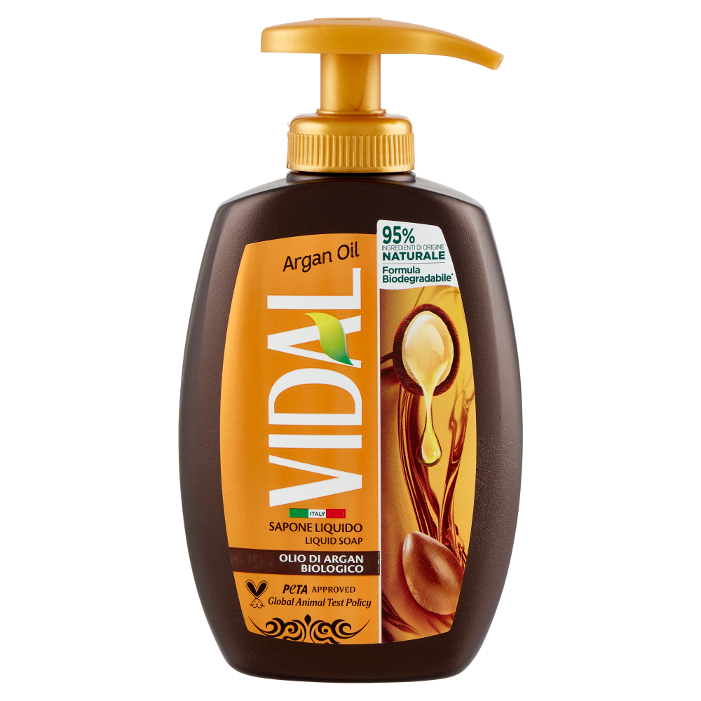 Vidal Argan Oil Sapone Liquido Olio di Argan Biologico 300 ml, , large