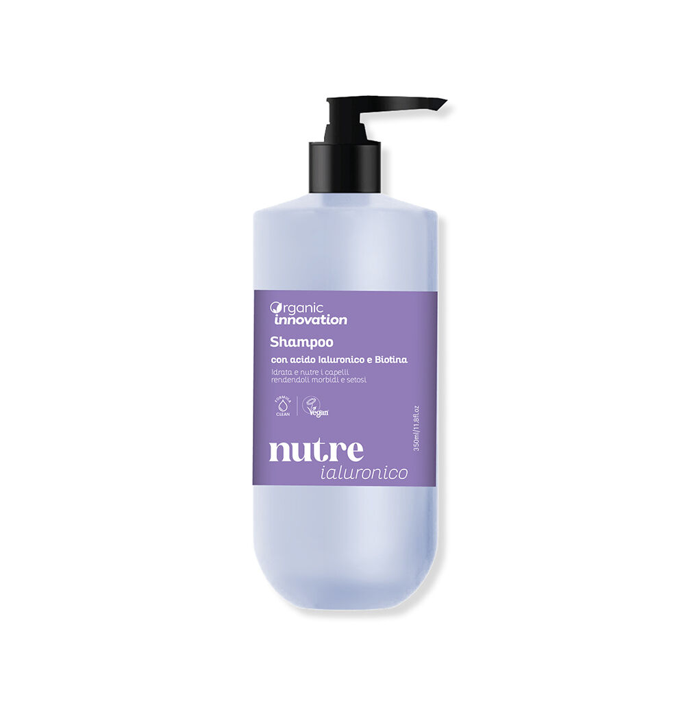 Organic Innovation Shampoo con Acido Ialuronico e Biotina 350 ml - -