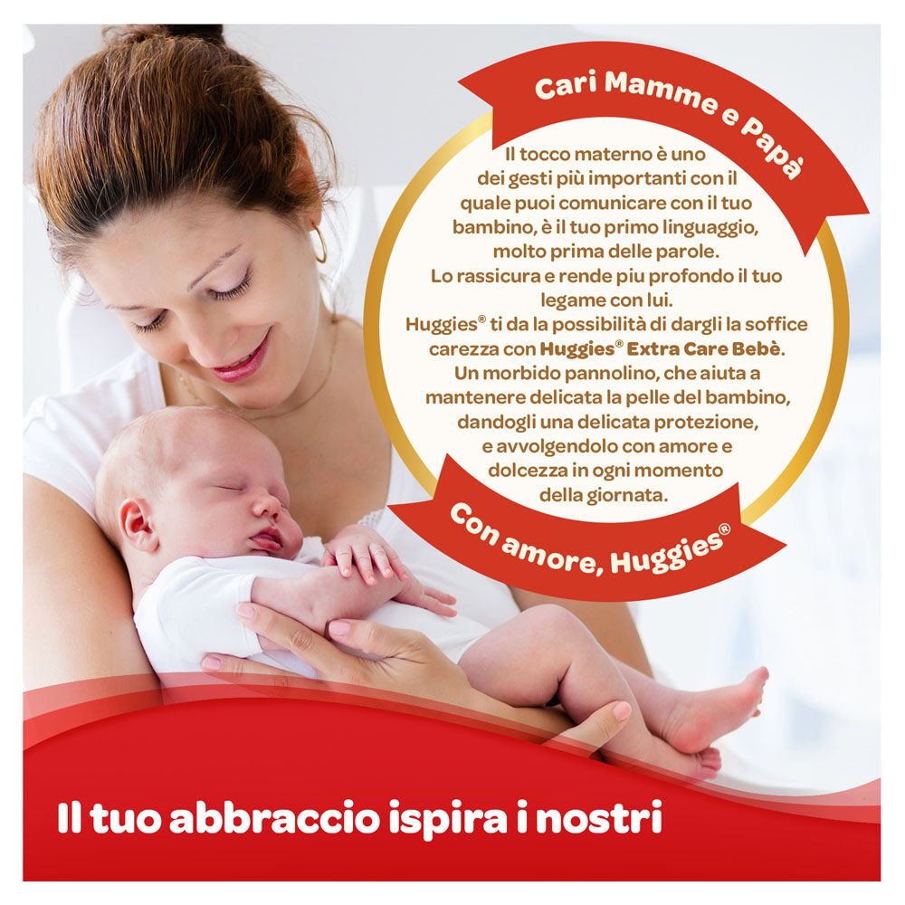 Huggies Pannolini Extra Care Bebè Taglia 2 (3-6Kg) 24 Pannolini, , large