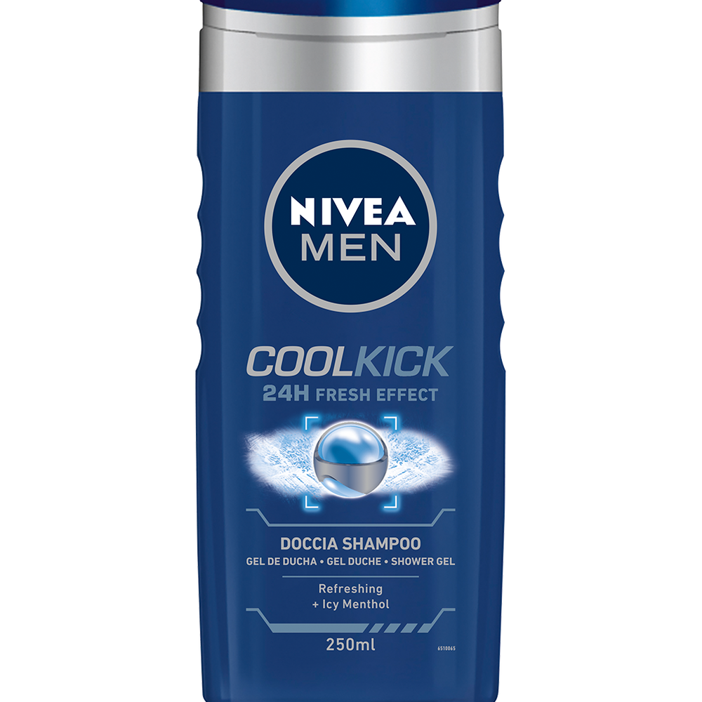 Nivea Men Doccia Shampoo Coolkick 250 ml, , large image number null