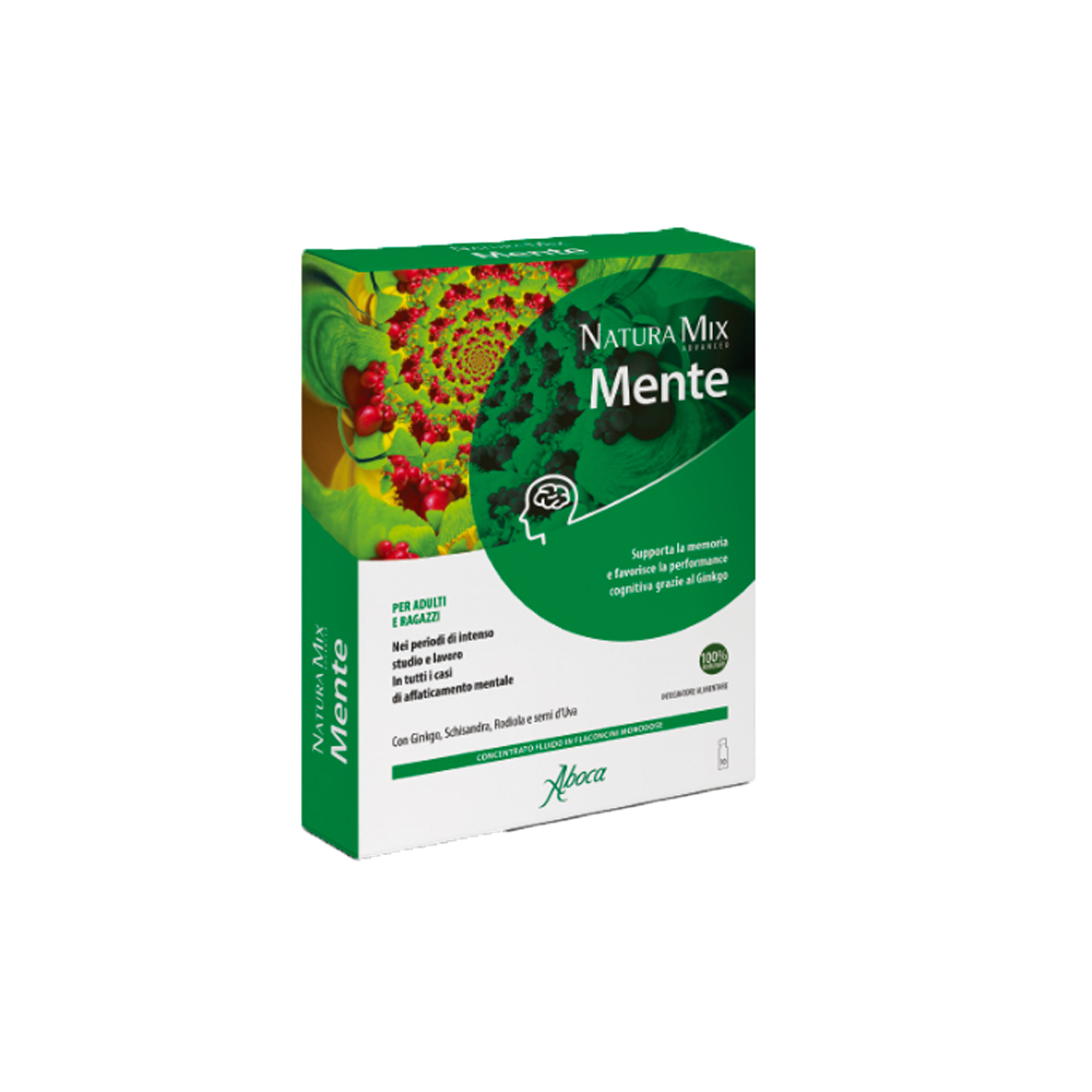 Aboca Natura Mix Advanced Mente 10 Fiale, , large