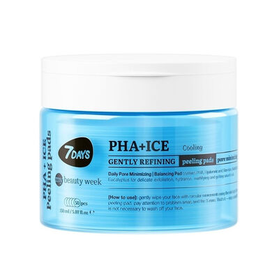 7Days Dischetti Peeling Rinfrescanti PHA 50 Pezzi