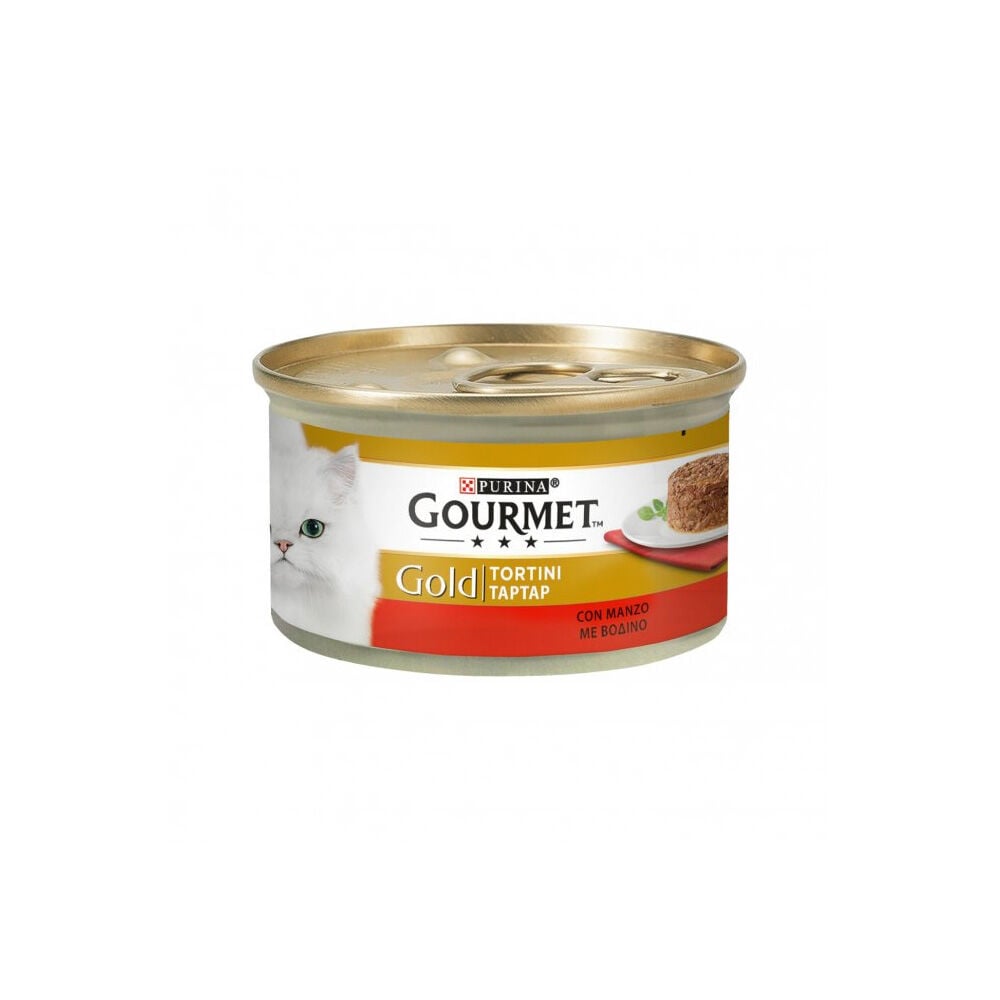 Purina Gourmet Gold tortini 85 Gr manzo - -