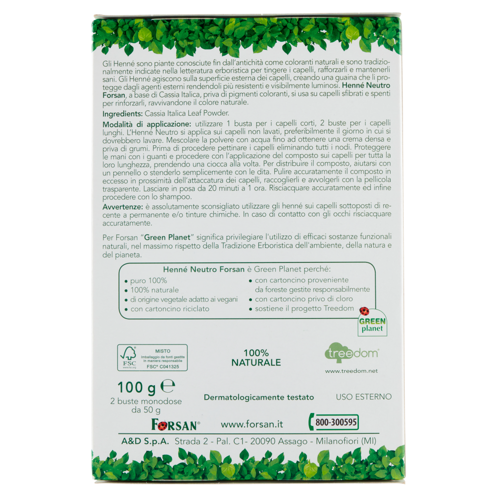 Forsan Henné Neutro 100 g, , large