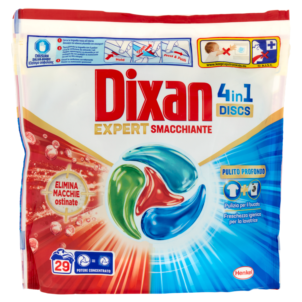 Dixan Discs Expert Smacchiante 29 Pz	, , large