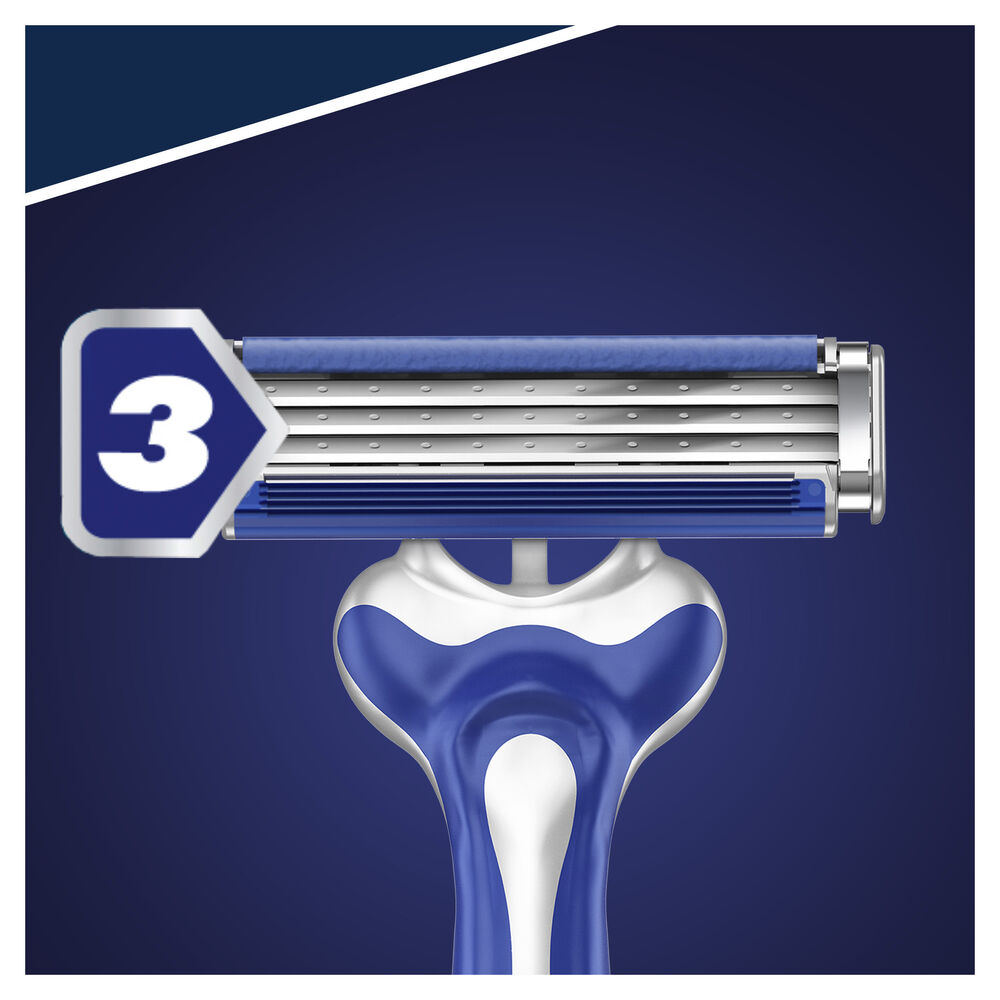 Gillette Sensor3 Comfort Rasoio da Uomo Usa e Getta 3+2, , large