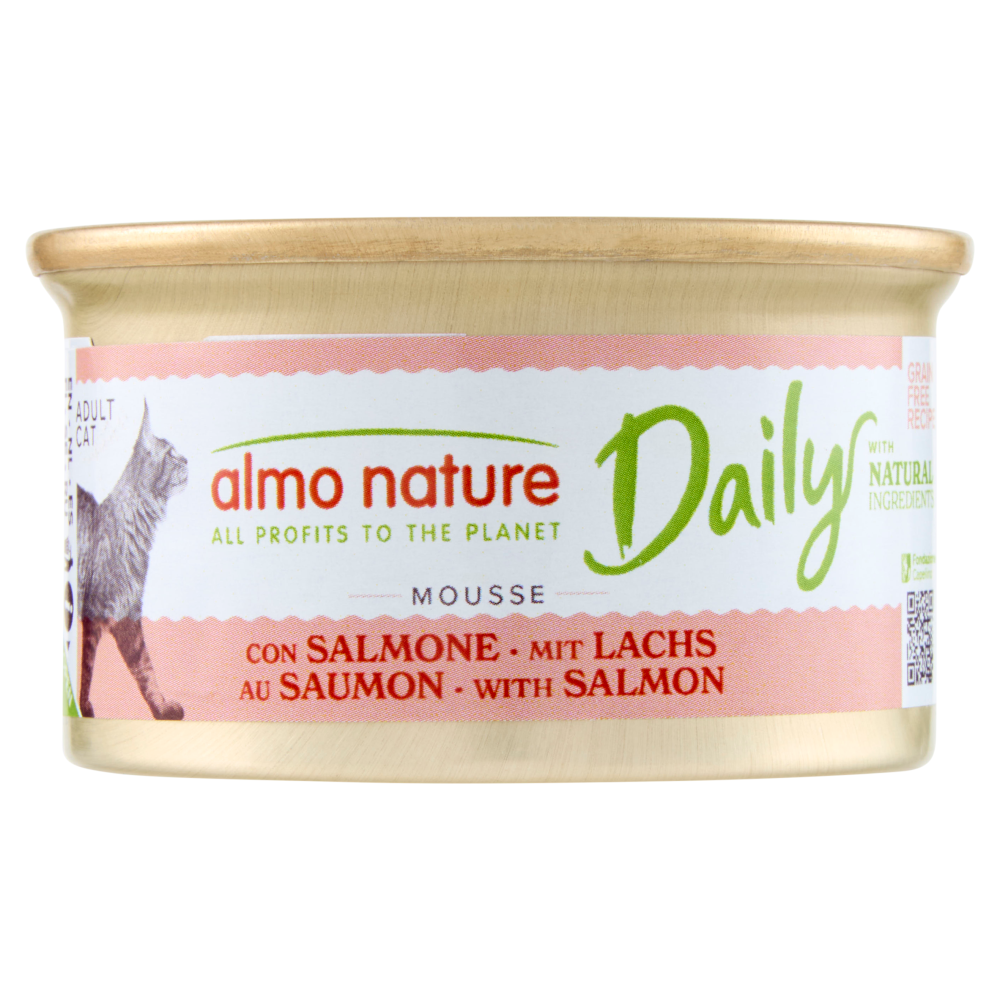 Almo Nature Daily Adult Cat Mousse con Salmone 85 g - -