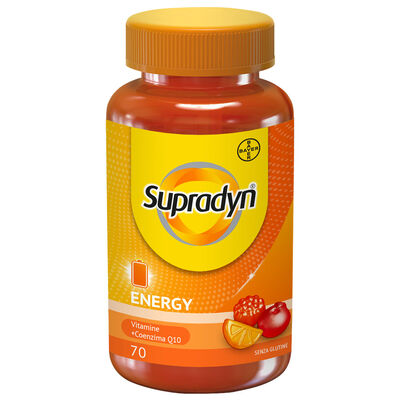 Supradyn Energy Integratore Multivitaminico con Vitamine e Coenzima Q10, 70 Caramelle Gommose