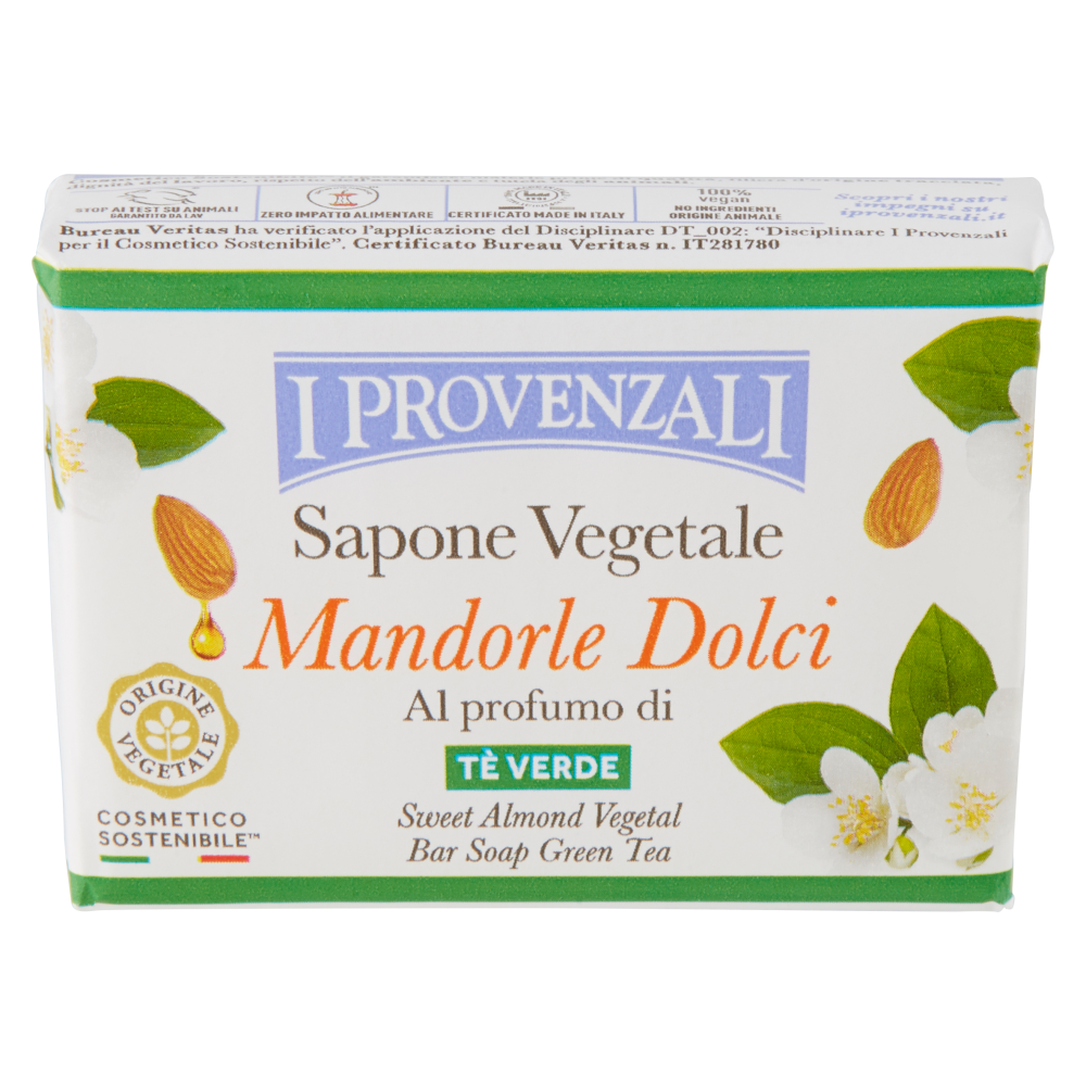 I Provenzali Sapone Vegetale Mandorle Dolci Profumazione Assortita 100g, , large