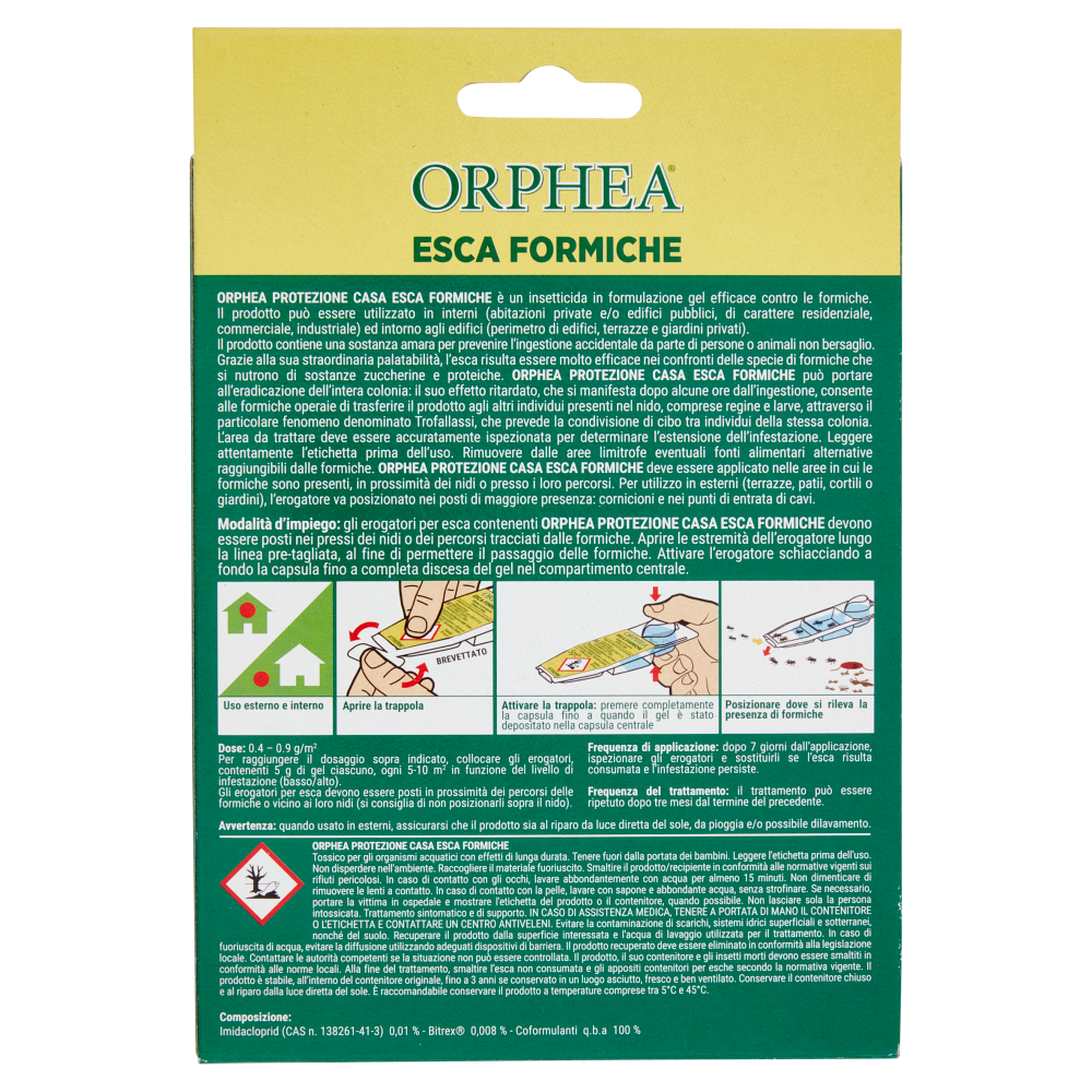 Orphea Insetticida in Esche per Formiche 3 Pezzi	, , large