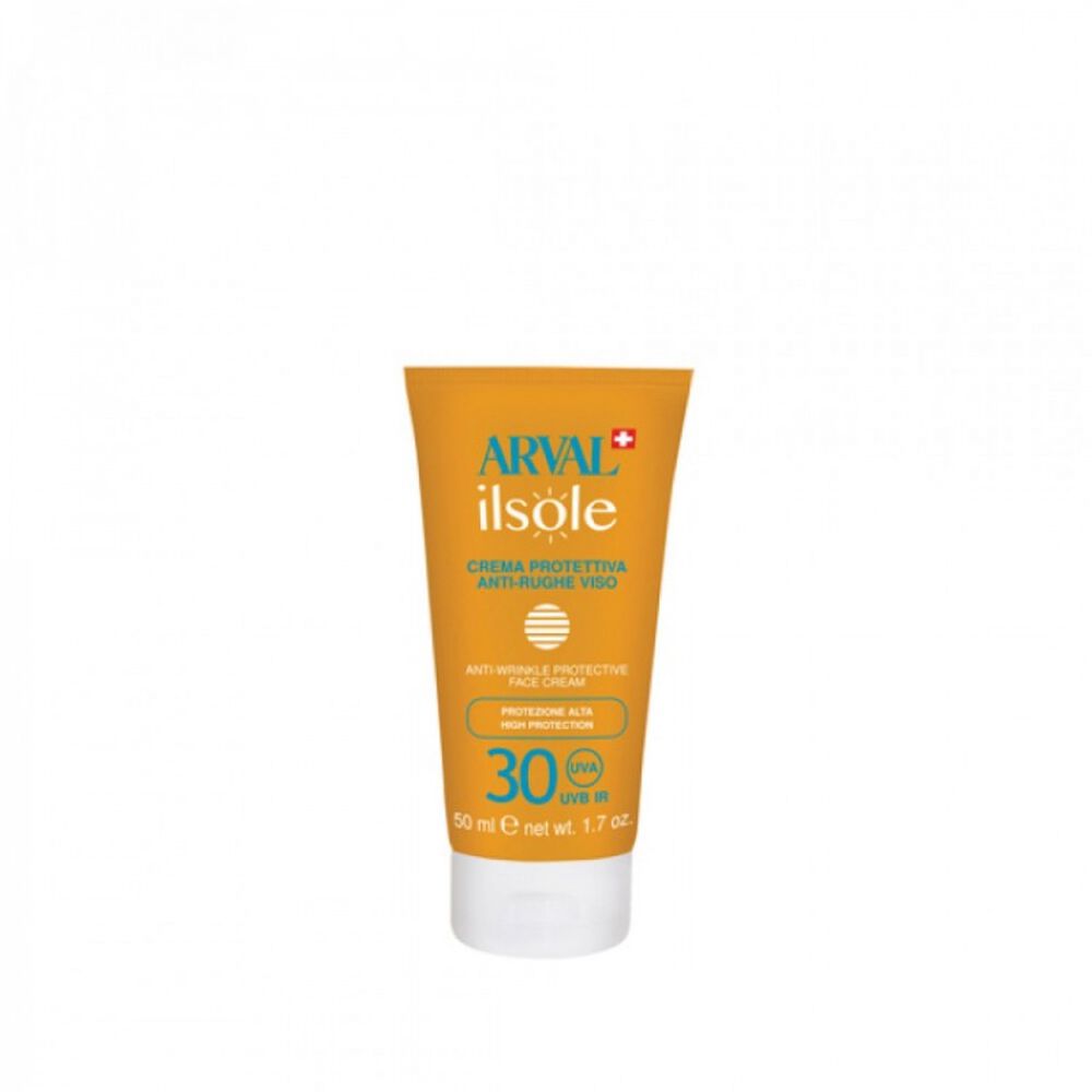 Arval Crema Solare Protettiva Anti-Rughe Viso SPF30 50ml, , large