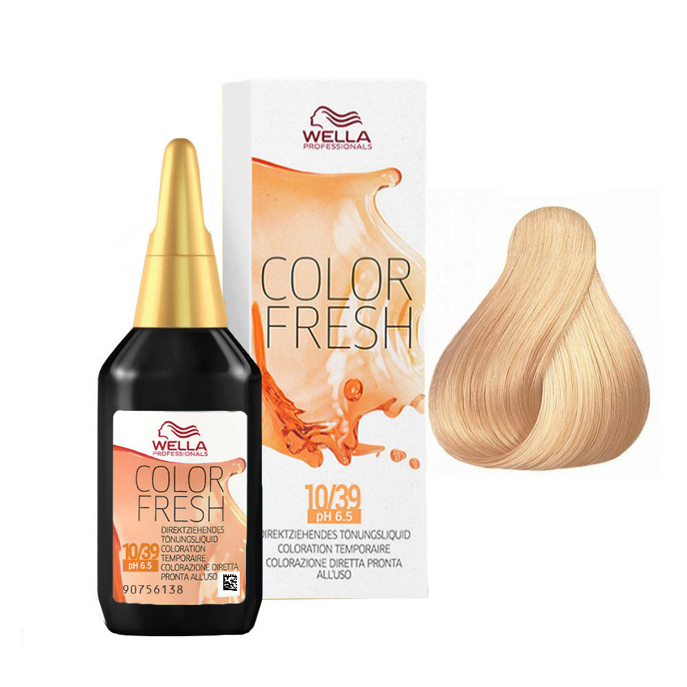 Wella Color Fresh Biondo Platino Dorato N.10/39 - -