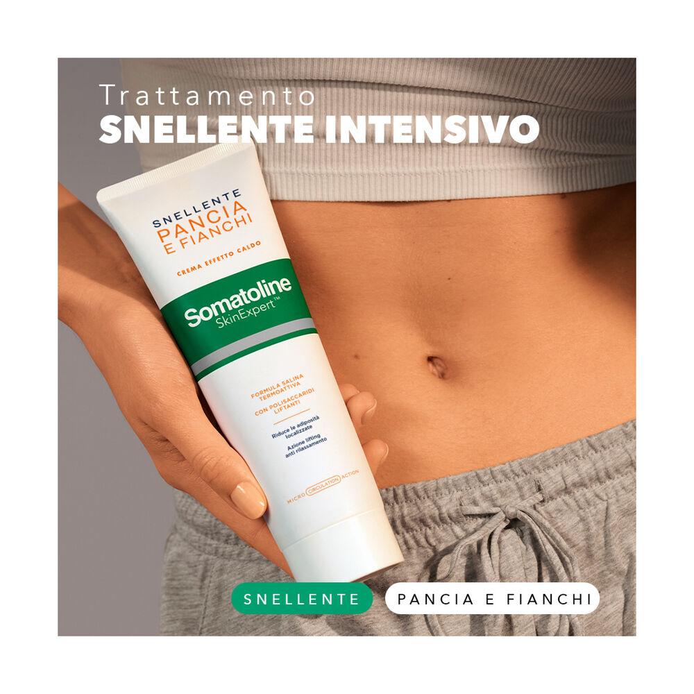 Snellente Pancia e Fianchi Crema Effetto Caldo 250 ml, , large