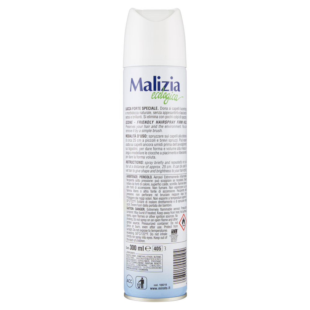 Malizia Ecologica Ecofix Lacca Forte 300 ml, , large