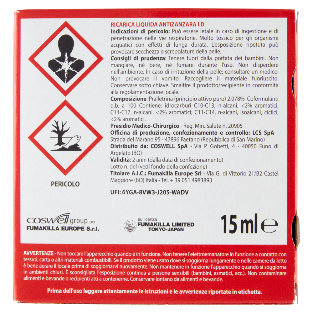 Vape Elettroemanatore Liquido Classic + Ricarica 15 ml, , large