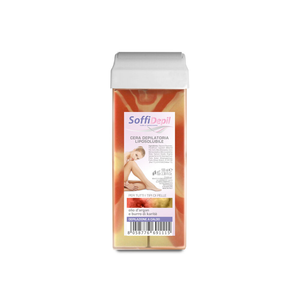Soffidepil Roller Bicolor Argan e Burro di Karit&egrave; 100 ml, , large