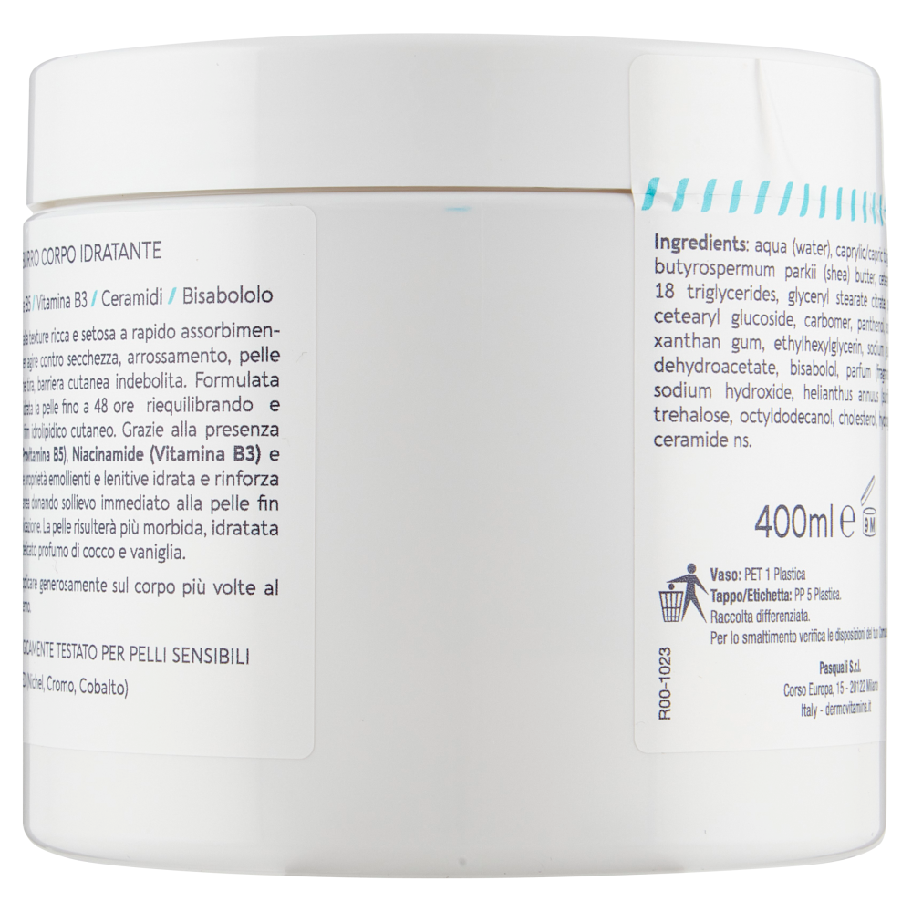 Dermovitamina Calmilene Burro Corpo Idratante 400 ml, , large