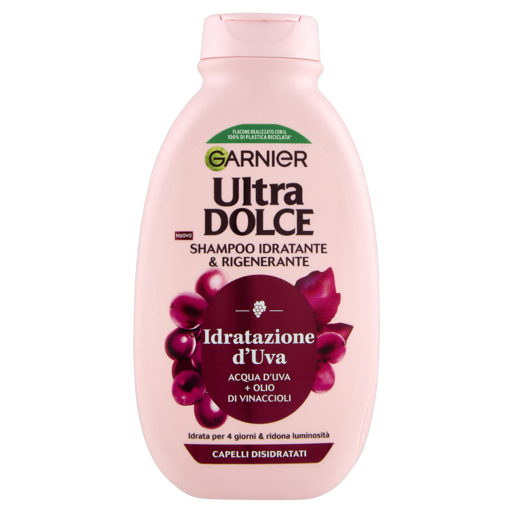 Garnier Ultra Dolce Shampoo Idratante & Rigenerante Idratazione d'Uva 250 ml - -