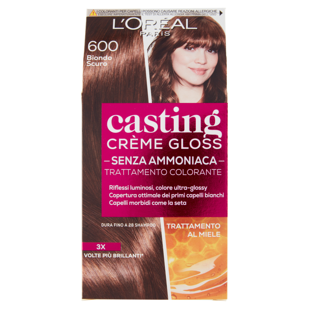 L'Oréal Paris Casting Crème Gloss Colorazione Permanente Biondo Scuro N.600 - -
