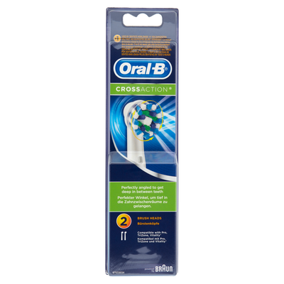 Oral-B Ricarica Elettrico Crossaction 2 Pezzi