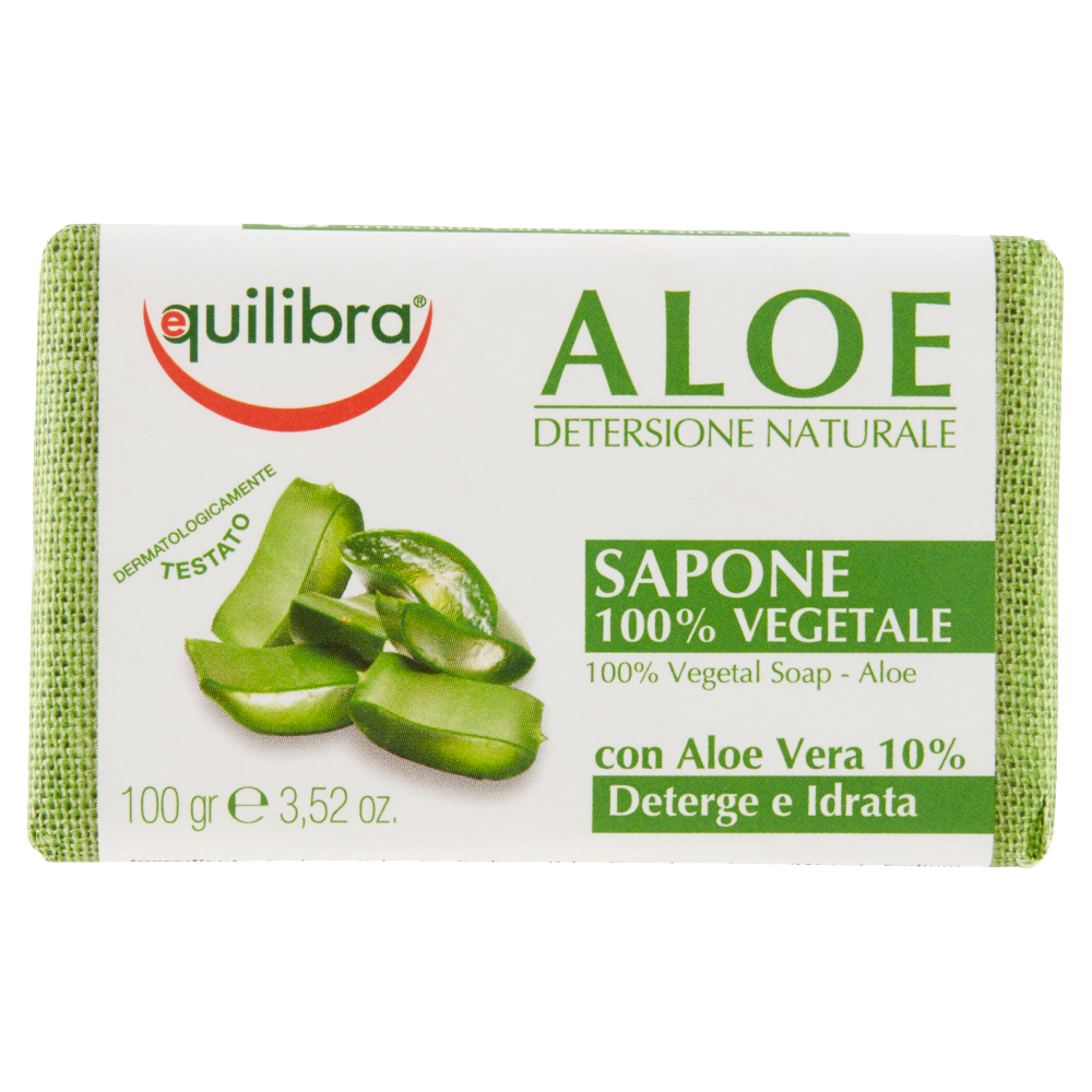 Equilibra Sapone Naturale Aloe 100g - -