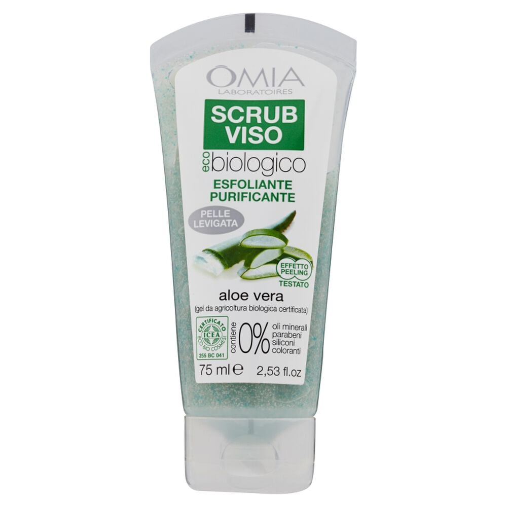 Omia Ecobiovisage Scrub Viso Aloe 75ml, , large