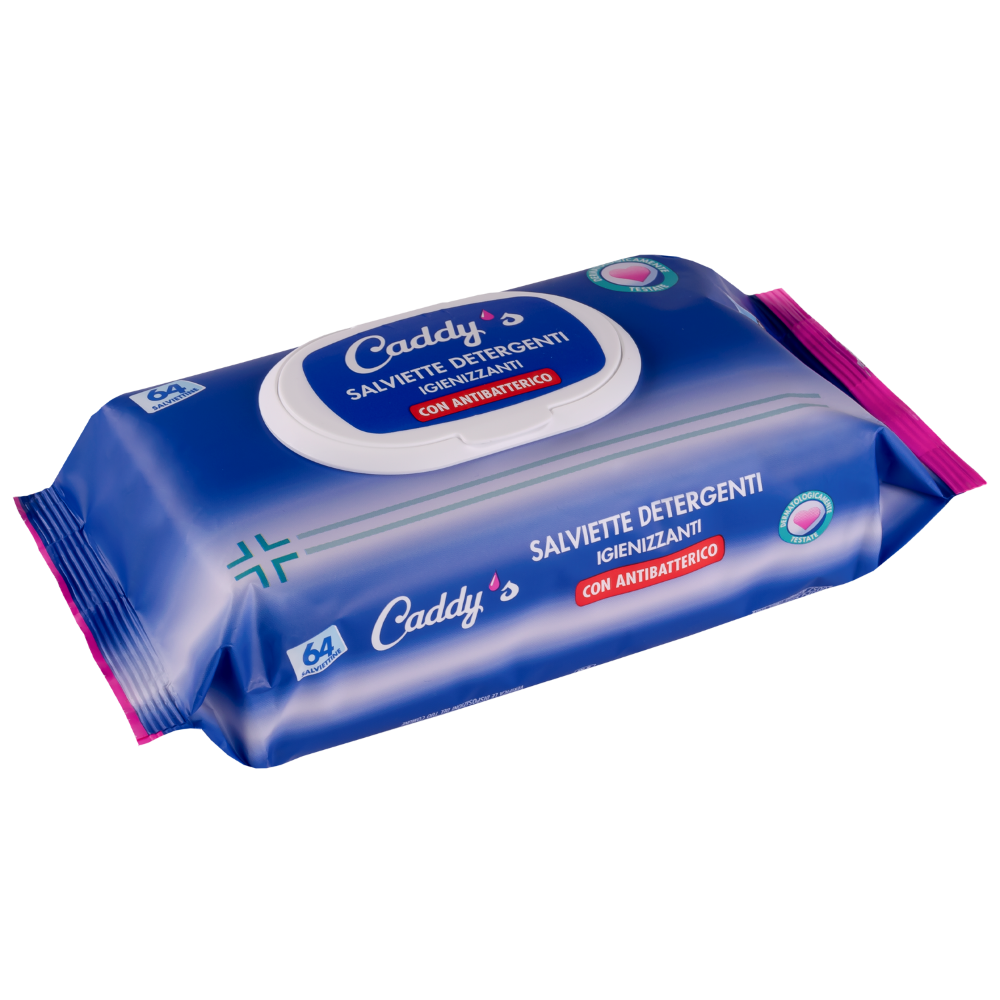 Caddy's Salviette Igienizzanti 64 Pezzi , , large