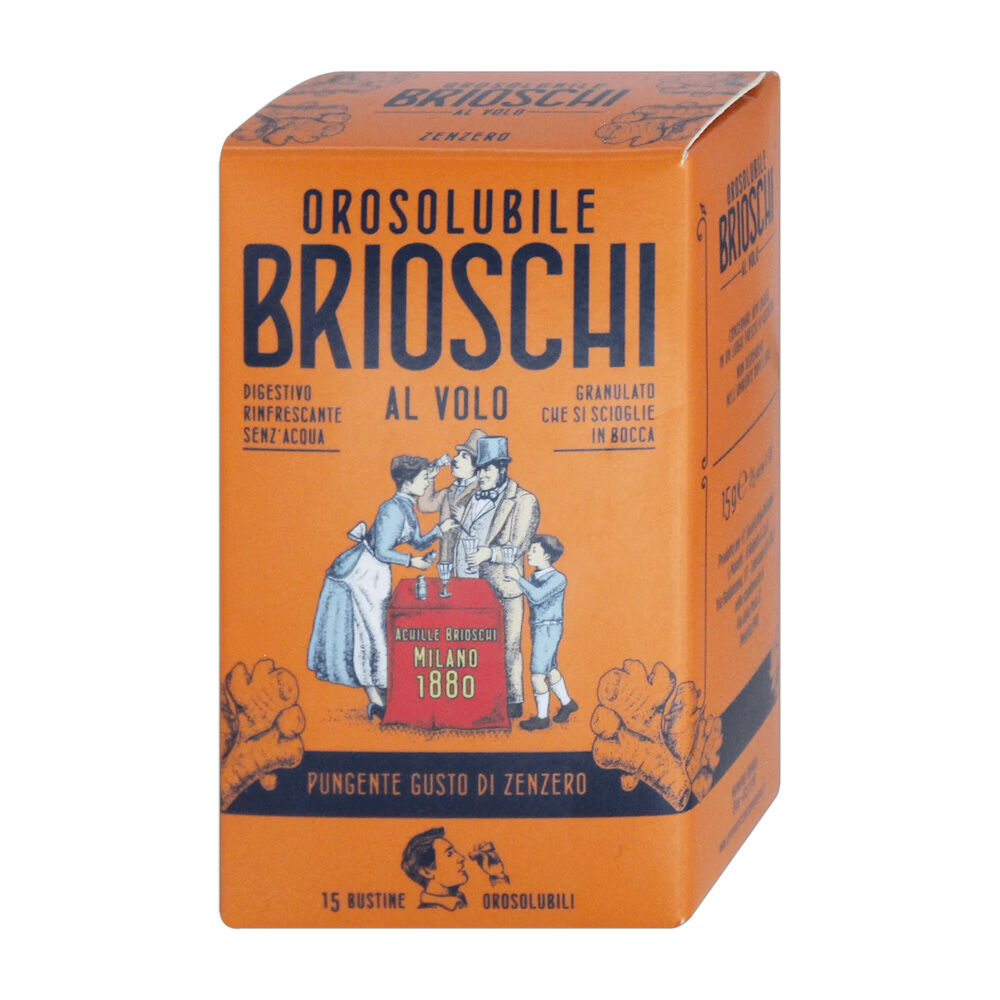 Brioschi Orosolubile Zenzero 15 bustine	, , large