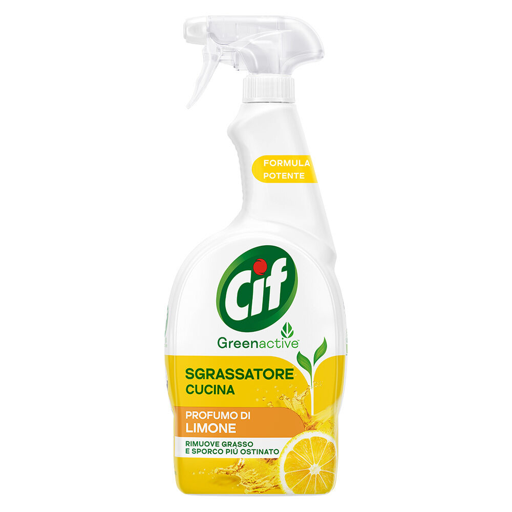 Cif Green Active Sgrassatore Cucina al Limone 650 ml, , large