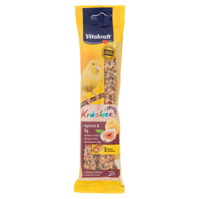 Vitakraft Kr&auml;cker Original + Albicocca & Fico Canarini 2 Pezzi 60 g