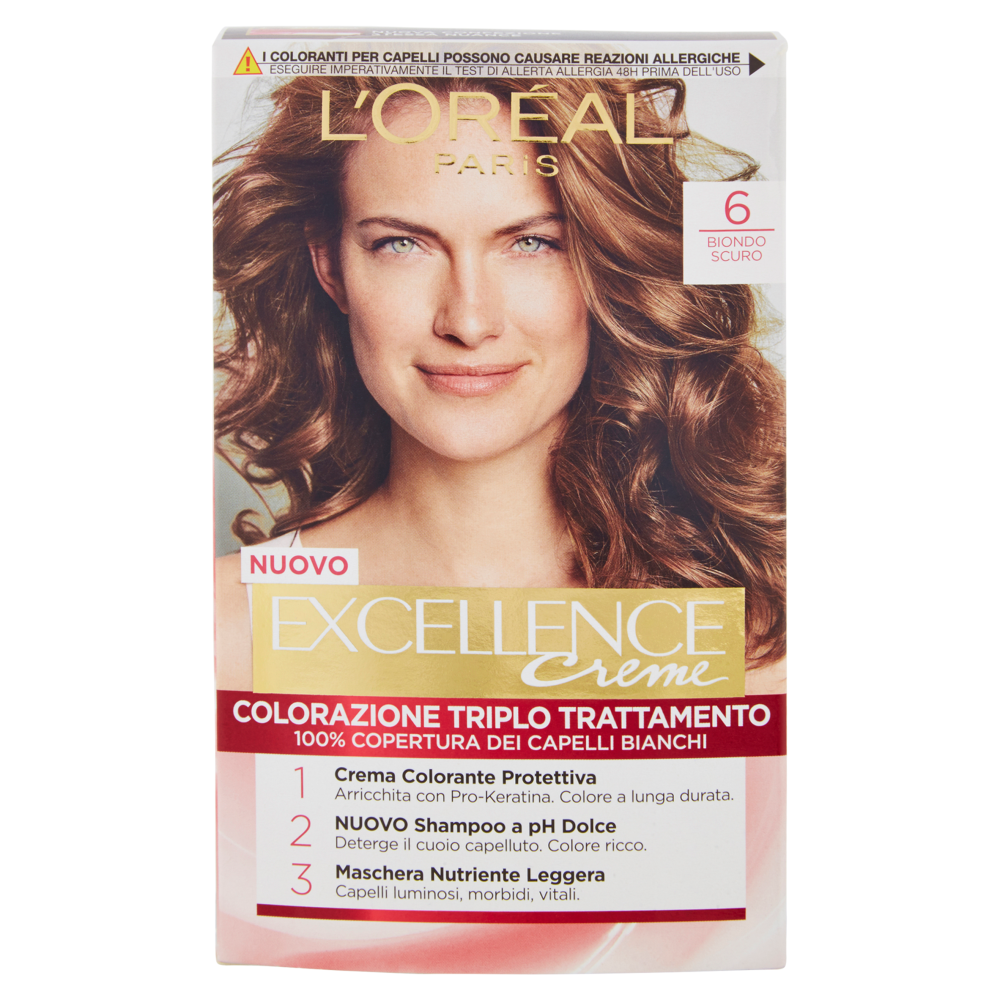Excellence Crema Colorante Biondo Scuro N.6 - -