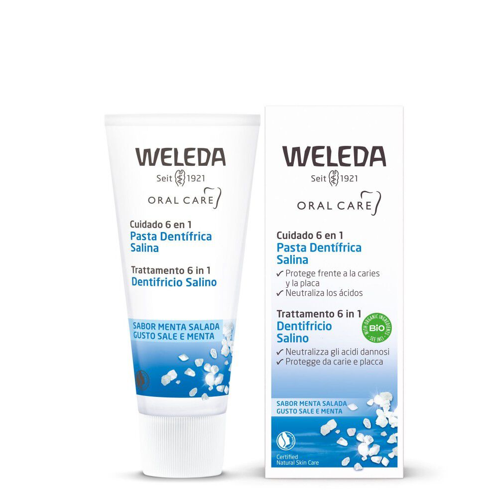 Weleda Dentifricio Salino 6in1 75ml, , large