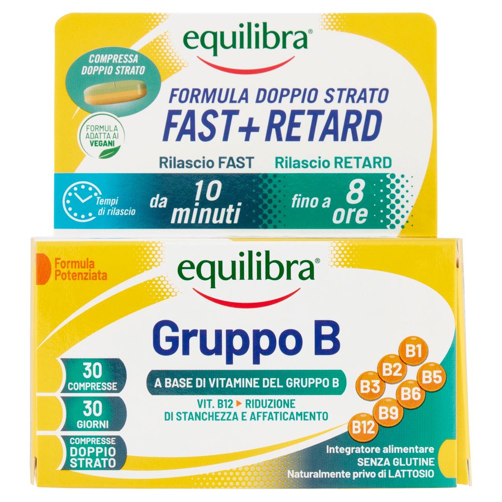 Equilibra Gruppo B a Base di Vitamine del Gruppo B 30 Compresse, , large