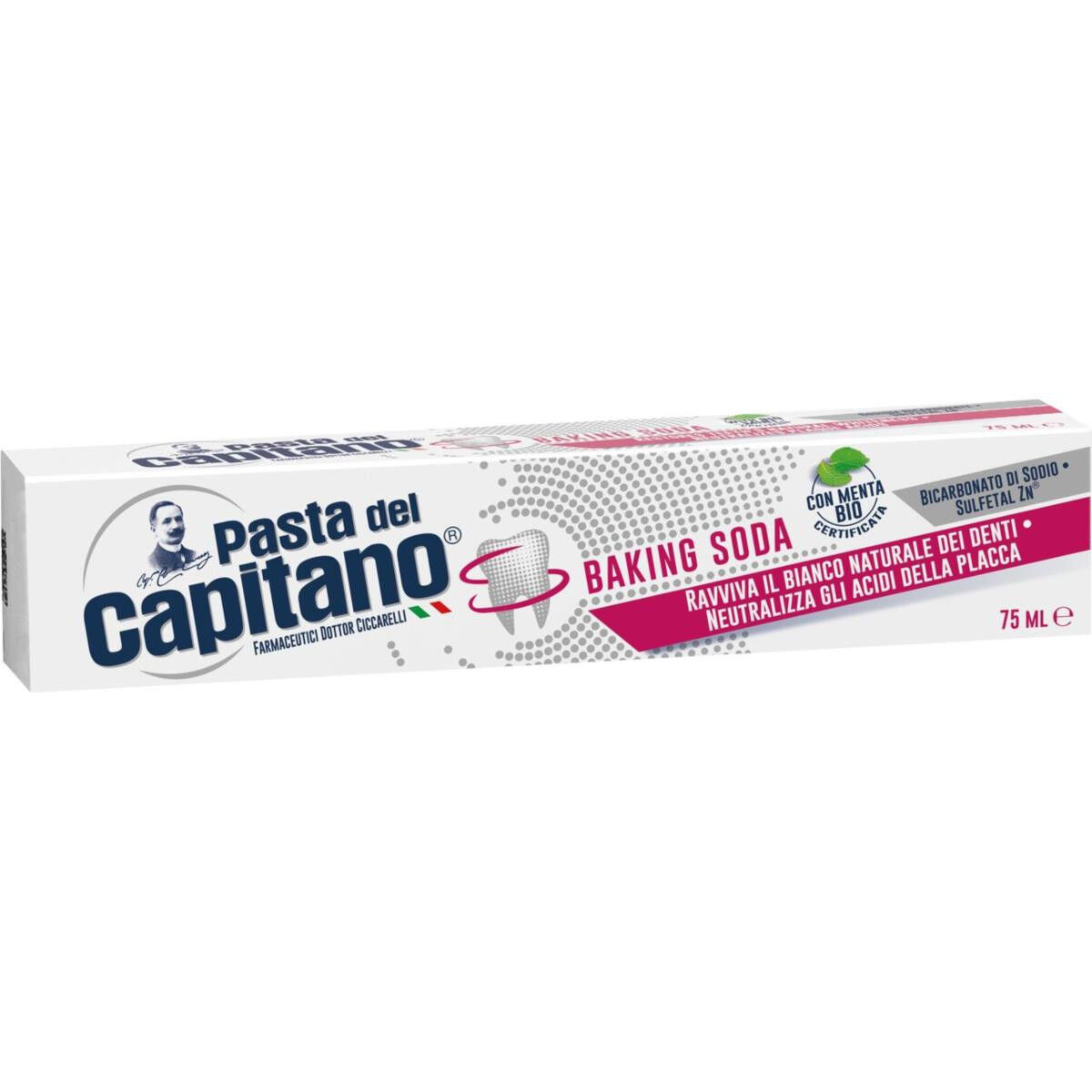 Pasta del Capitano Baking Soda Dentifircio 75Ml - --image