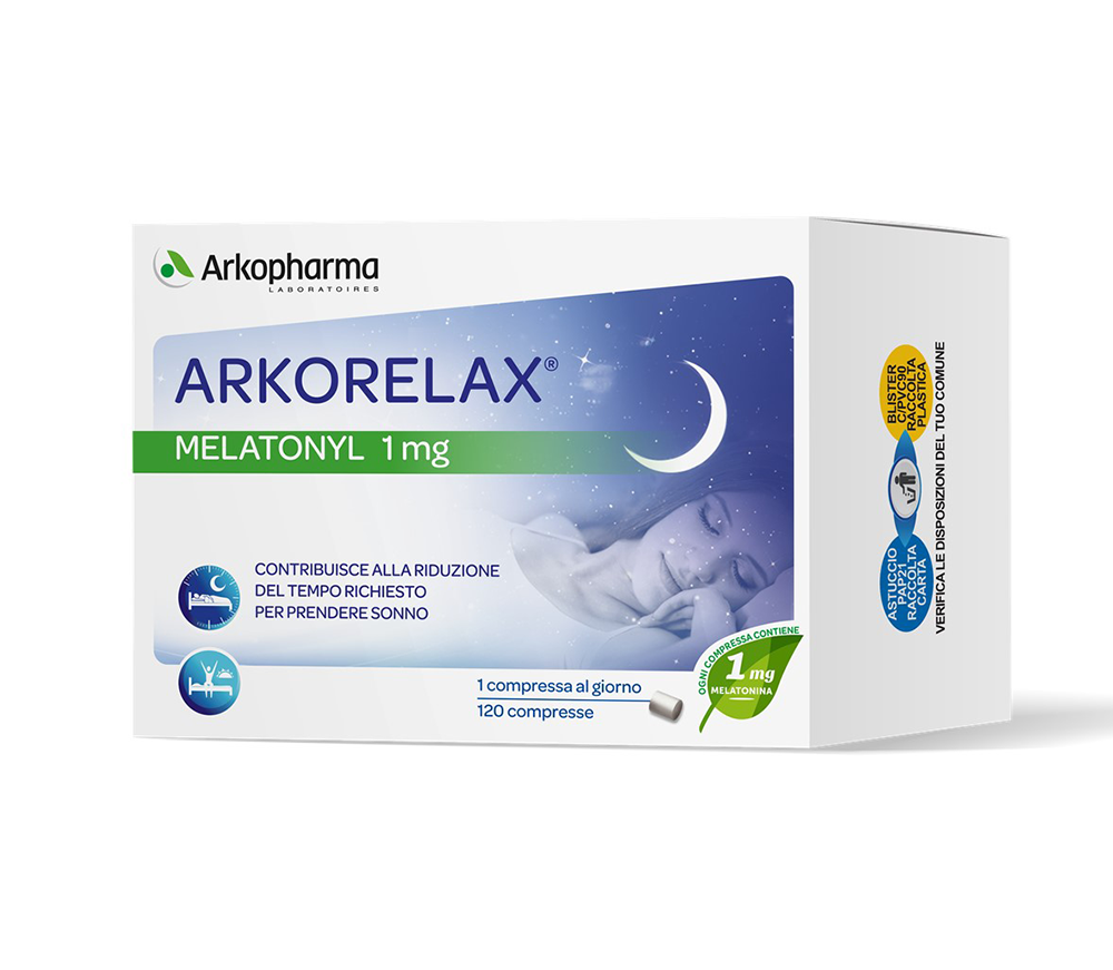 Arkorelax Melatonyl Integratore Sonno 120 Compresse - Immagine 7