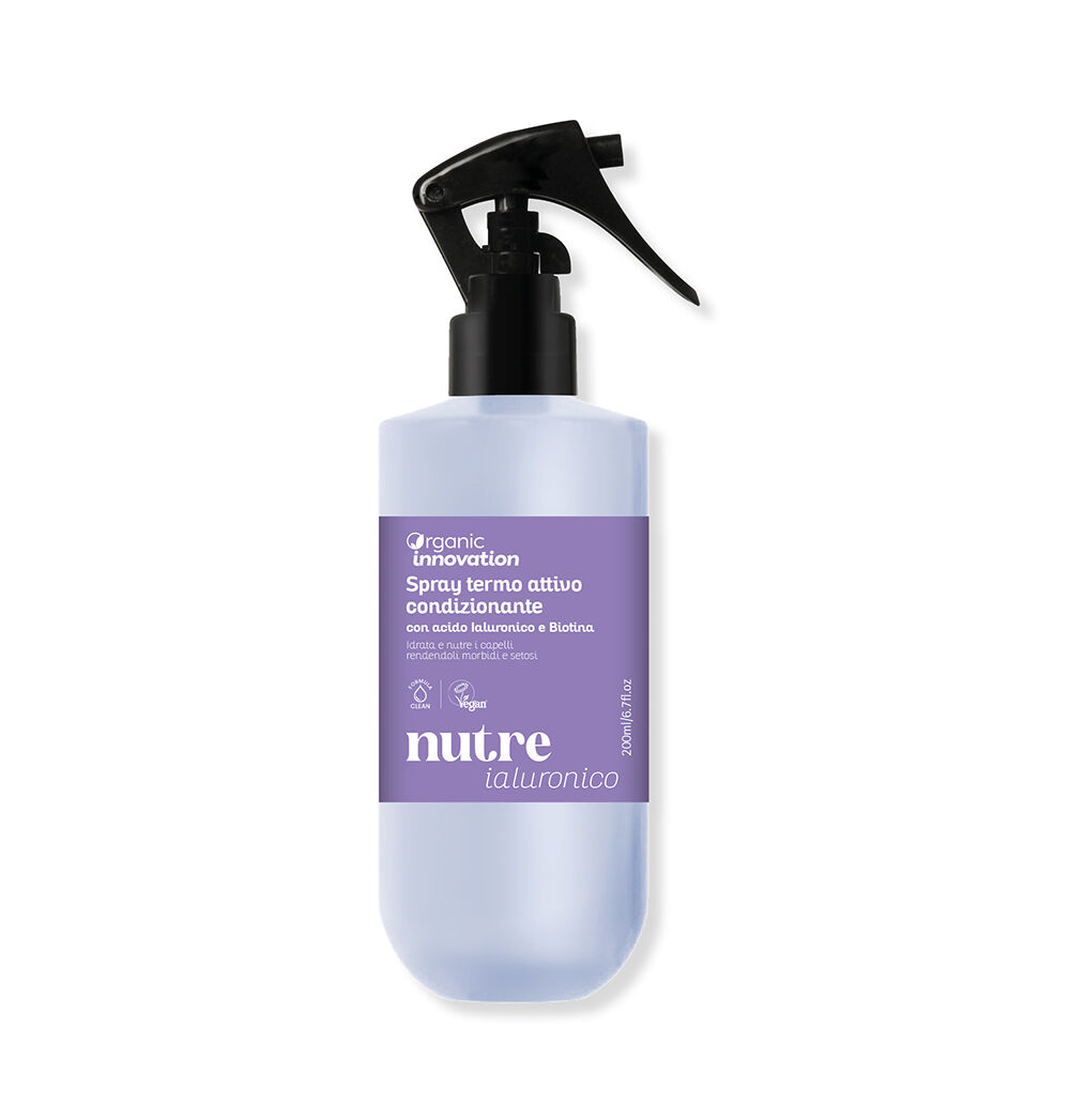 Organic Innovation Spray Termo Attivo Condizionante con Acido Ialuronico e Biotina 200 ml - -