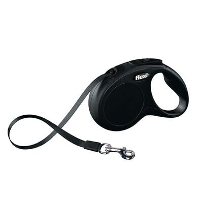 Flexi Guinzaglio New Classic Small Nero 5 mt