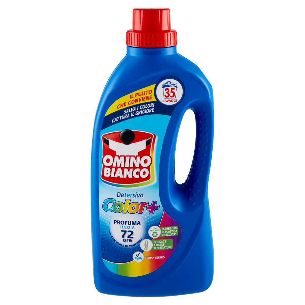 Omino Bianco Detersivo Lavatrice Liquido Color+ 35 Lavaggi 1400 ml, , large