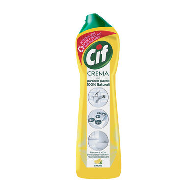 Cif Crema al Limone con Particelle 100% Naturali 500 ml