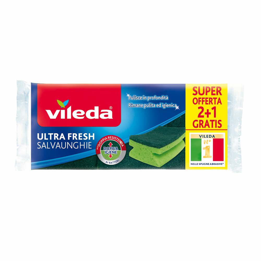 Vileda Ultra Fresh Salvaunghie 3 Pezzi, , large
