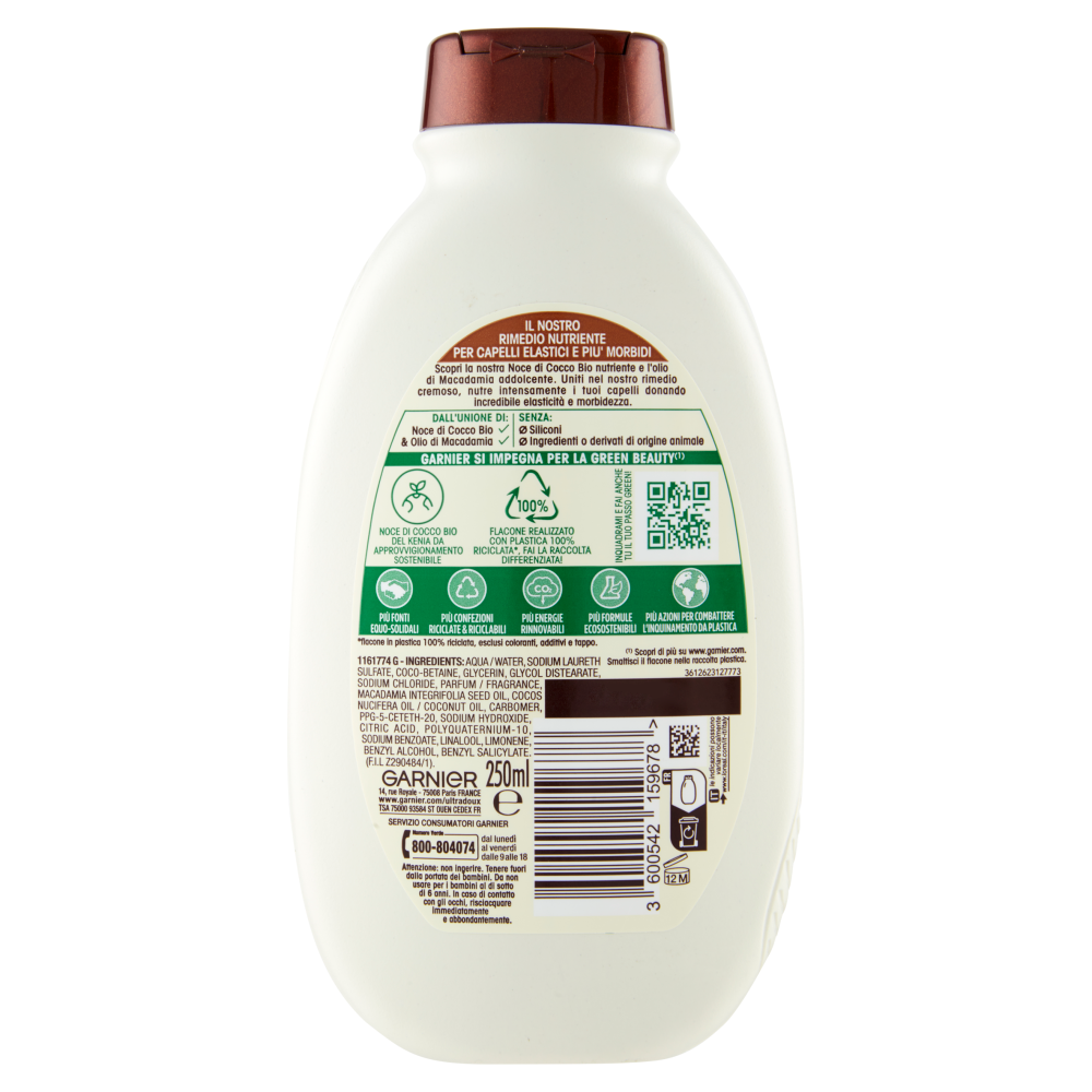 Ultra Dolce Latte di Cocco e Macadamia Shampoo 250 ml, , large